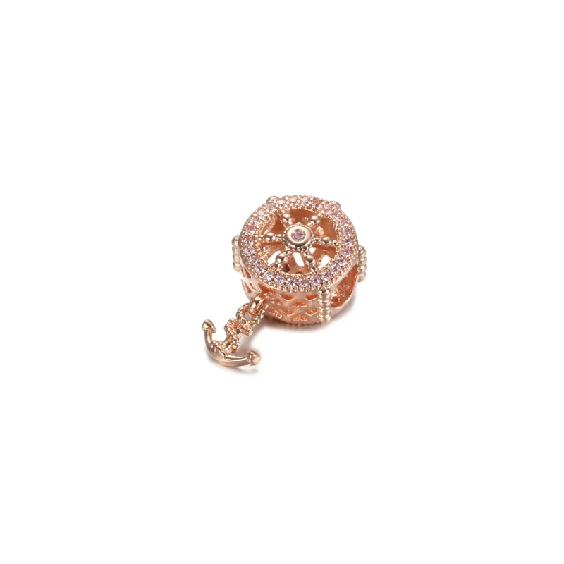 (resim) Pandora 14k rose altın kaplama Gemiler Dümen ALE MET Charm - 789017C01 - Görüntüle 2