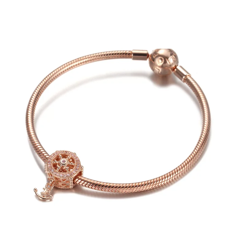 (resim) Pandora 14k rose altın kaplama Gemiler Dümen ALE MET Charm - 789017C01 - Görüntüle 5
