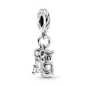(resim) Pandora Disney Alice Harikalar Diyarında Anahtar ve Kapı Topuzu Sallantılı Charm - 799344C00