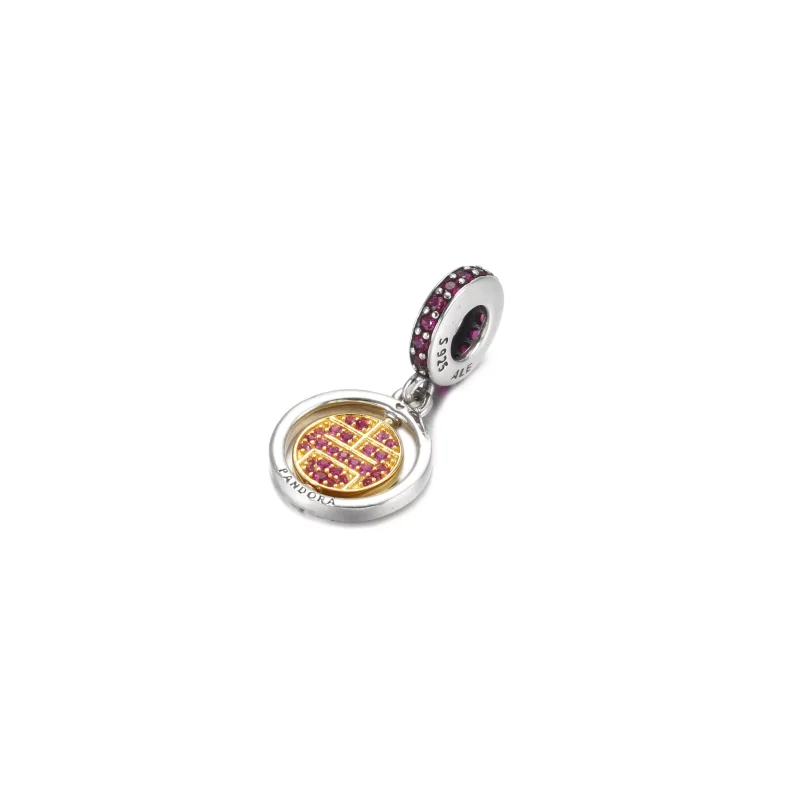 (resim) Pandora iki renkli Dönen Şanslı Sallantılı Charm - 769282C01 - Görüntüle 2