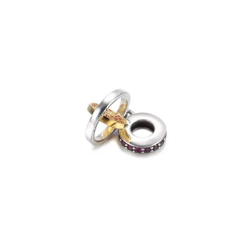 (resim) Pandora iki renkli Dönen Şanslı Sallantılı Charm - 769282C01 - Görüntüle 4