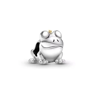 (resim) Pandora iki renkli Kurbağa Prens Charm - 799342C00