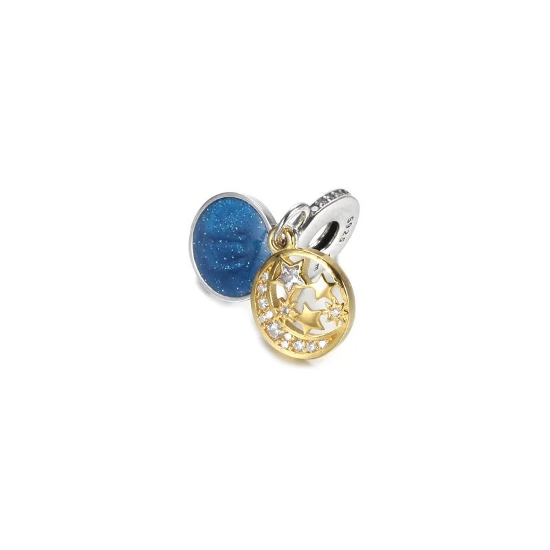 (resim) Pandora iki renkli Seni herşeyden fazla seviyorum Sallantılı Charm - 761993C01 - Görüntüle 4