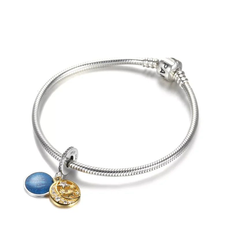 (resim) Pandora iki renkli Seni herşeyden fazla seviyorum Sallantılı Charm - 761993C01 - Görüntüle 5