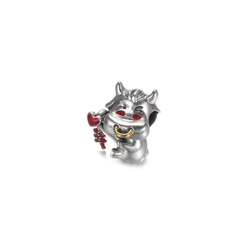 (resim) Pandora iki renkli sevimli öküz Charm - 799268C01 - Görüntüle 2