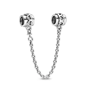 (resim) Pandora Sınırlı Sayıda 20th Anniversary Heart Güvenlik Zinciri - 799007C00-5