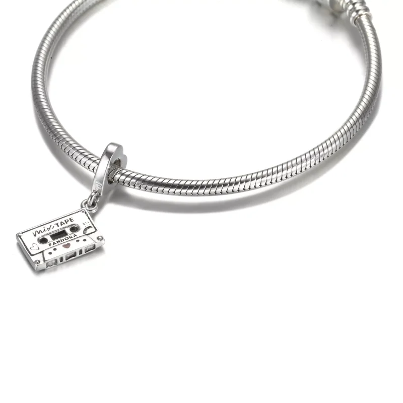 (resim) Pandora Vintage Kaset Sallantılı Charm - 799295C01 - Görüntüle 5