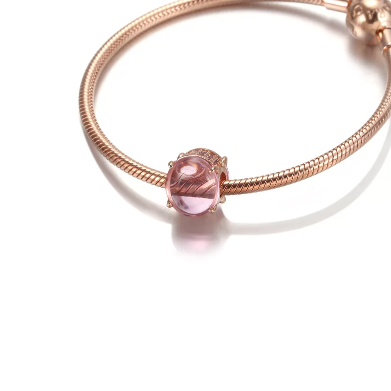 (resim) Pembe Oval Charm - 789309C02 - Görüntüle 5