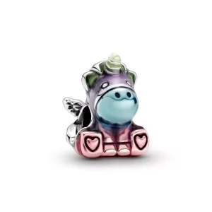 (resim) Renkli Gökkuşağı Unicorn Bruno Charm - 799353C01
