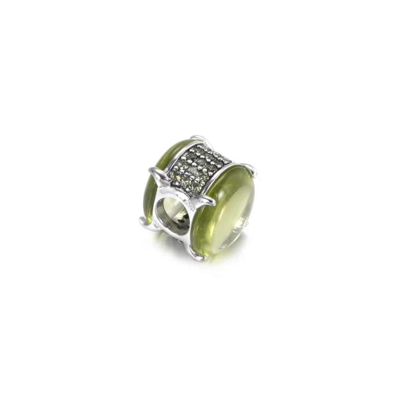 (resim) Yeşil Oval Kabaşon Charm - 799309C02 - Görüntüle 3
