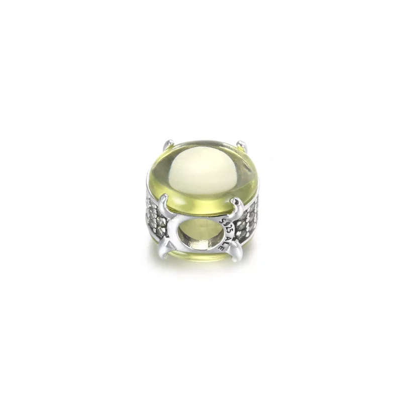 (resim) Yeşil Oval Kabaşon Charm - 799309C02 - Görüntüle 4