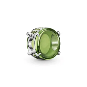 (resim) Yeşil Oval Kabaşon Charm - 799309C02