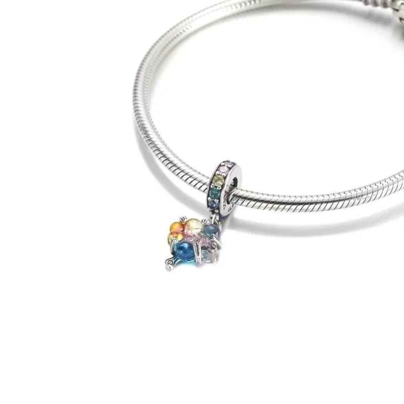 (resim) PANDORA Birlik Ağacı Murano Camı Asılı Küpe - 790768C01 - Görüntüle 4