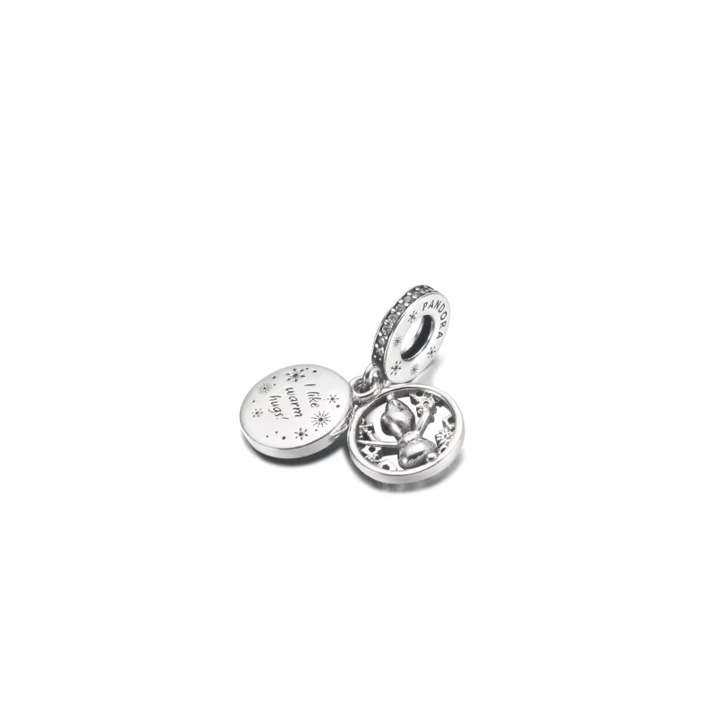 (resim) PANDORA Disney Frozen Snow Olaf Çift Asma Charm - 799638C01 - Görüntüle 3