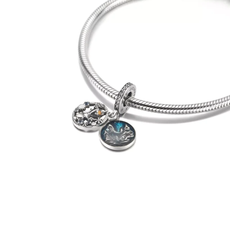 (resim) PANDORA Disney Frozen Snow Olaf Çift Asma Charm - 799638C01 - Görüntüle 5