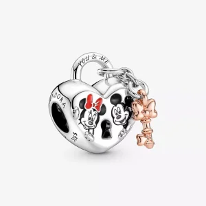 (resim) PANDORA Disney Mickey Mouse & Minnie Mouse Kilitli Boncuk - 780109C01