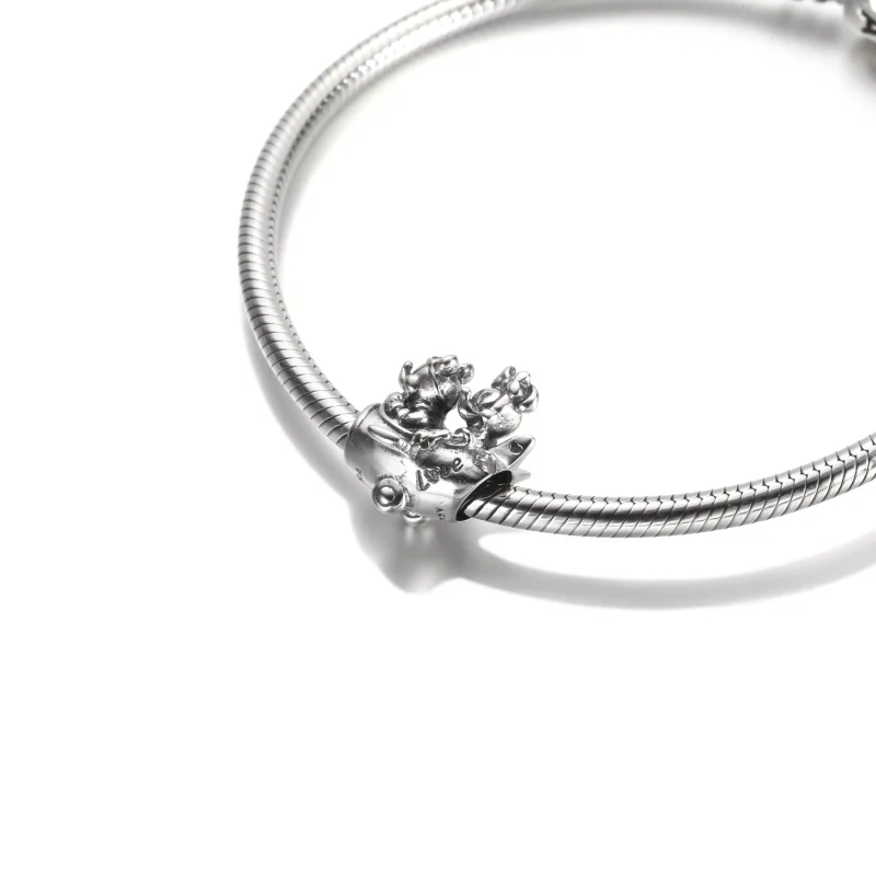 (resim) PANDORA Disney Mickey Mouse & Minnie Mouse Uçak Şekilli Kolye Takı - 790108C00 - Görüntüle 6