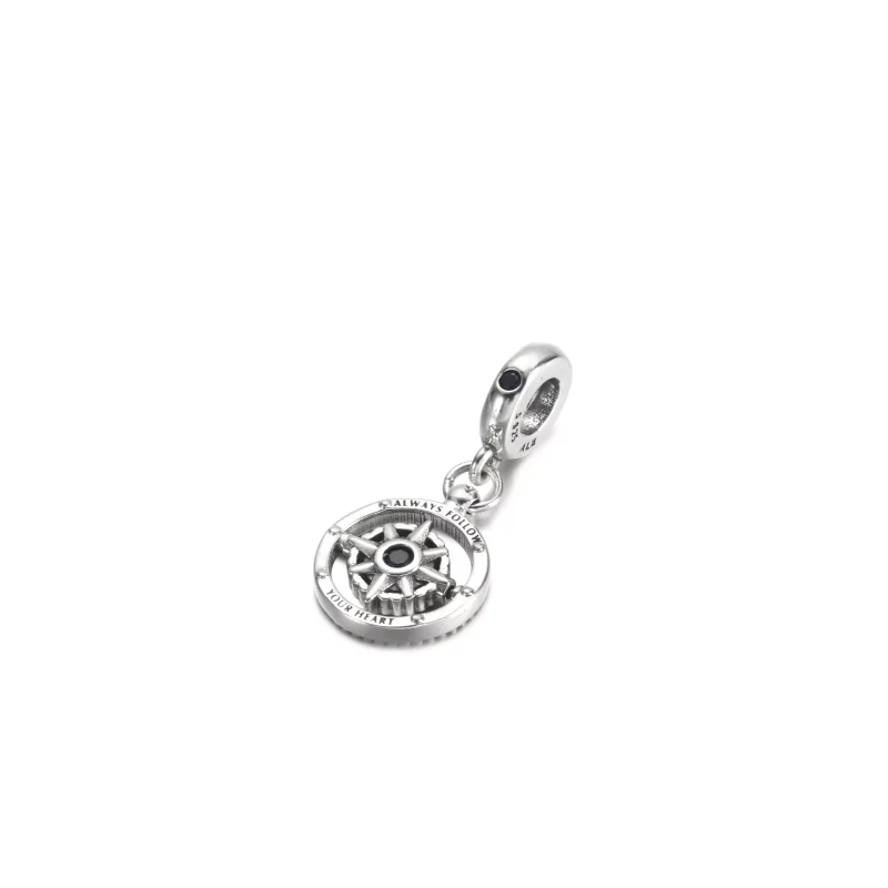 (resim) PANDORA Dönen Pusula Asma Şanslılık Boncuğu - 790099C01 - Görüntüle 2