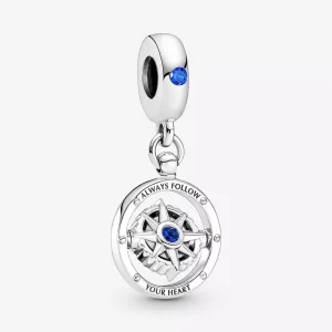(resim) PANDORA Dönen Pusula Asma Şanslılık Boncuğu - 790099C01