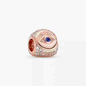(resim) PANDORA Hamsa All-seeing Eye & Feather Üç yüzlü Kolye - 780101C01