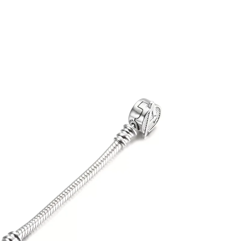 (resim) Pandora Moments Marvel The Avengers Logo Clasp Snake Chain Bileklik - 590784C00 - Görüntüle 4
