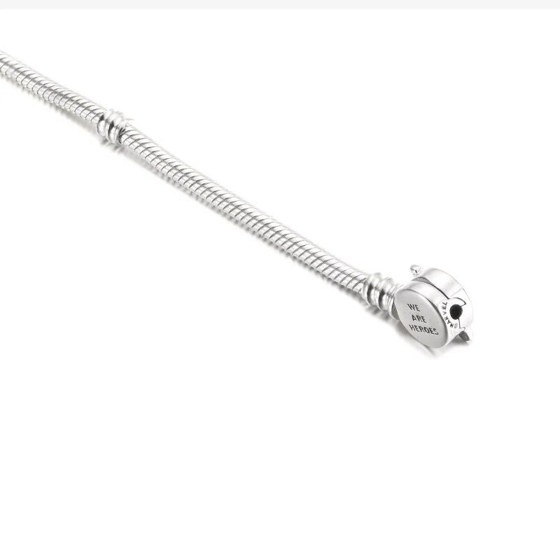 (resim) Pandora Moments Marvel The Avengers Logo Clasp Snake Chain Bileklik - 590784C00 - Görüntüle 5
