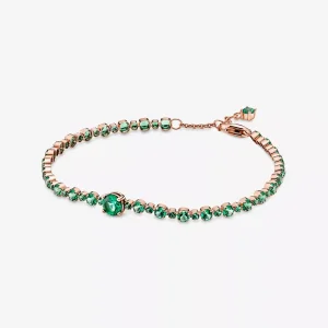 (resim) PANDORA Parlak Taşlı Tenis Bileziği - 580044C01