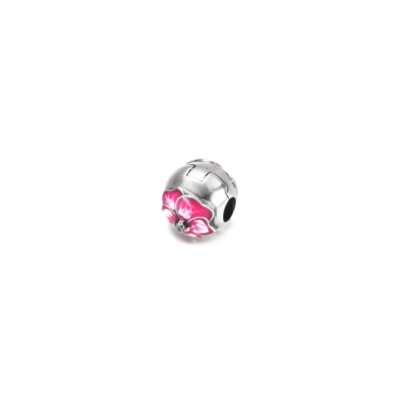(resim) PANDORA Pembe Pansy Çiçeği Klipsi Charm - 790772C01 - Görüntüle 2
