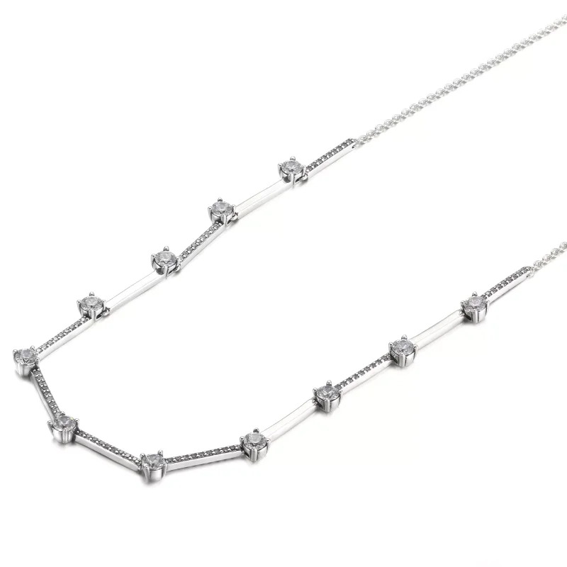 (resim) PANDORA Sparkling Pavé Collier Bars Kolye - 390059C01 - Görüntüle 2