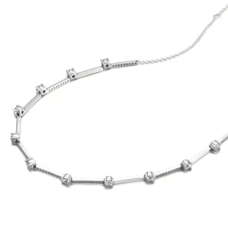 (resim) PANDORA Sparkling Pavé Collier Bars Kolye - 390059C01 - Görüntüle 3