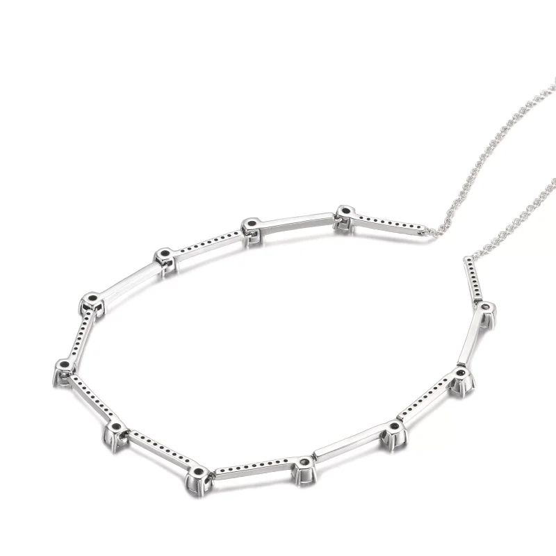 (resim) PANDORA Sparkling Pavé Collier Bars Kolye - 390059C01 - Görüntüle 4