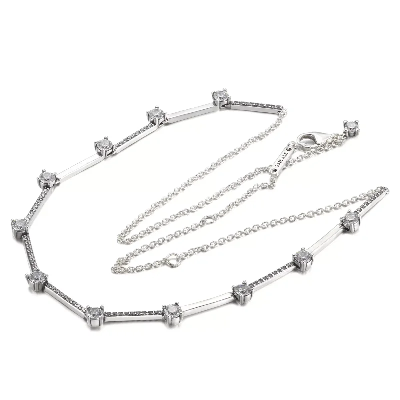 (resim) PANDORA Sparkling Pavé Collier Bars Kolye - 390059C01 - Görüntüle 6