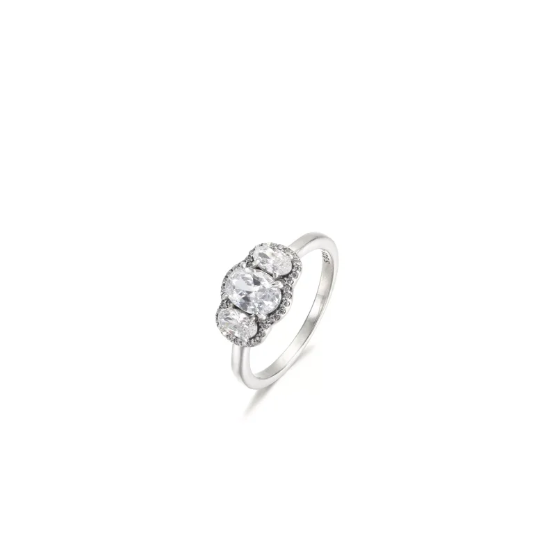 (resim) PANDORA Üç Taşlı Vintage Yüzük - 190049C01 - Görüntüle 2