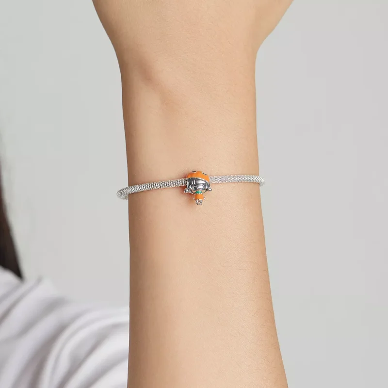 (resim) Pandora tarzı Balkabağı kız Charm - SCC2025 - Görüntüle 5