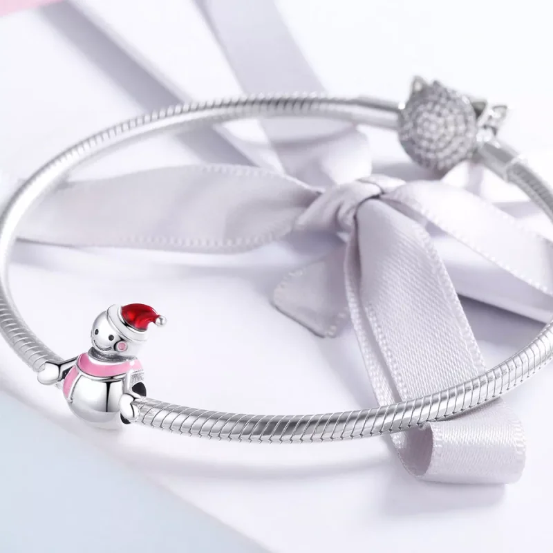 (resim) Pandora tarzı Bayan Kar Charm - SCC854 - Görüntüle 4