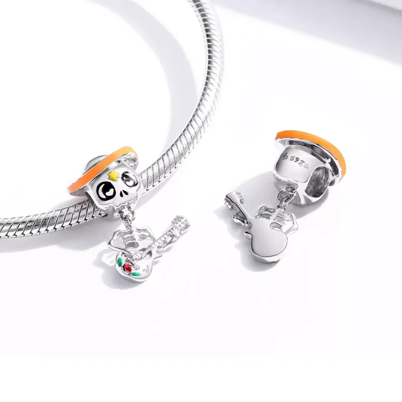 (resim) Pandora tarzı Gitar Kafatası Adam Charm - BSC327 - Görüntüle 4