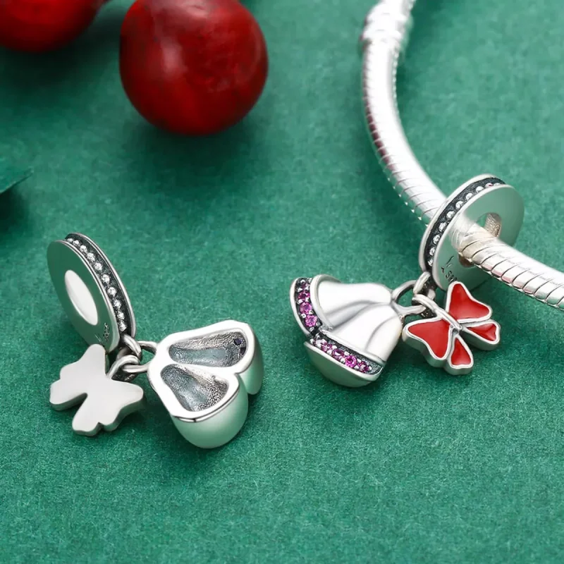 (resim) Pandora tarzı güzel çan Sallantılı Charm - SCC233 - Görüntüle 4
