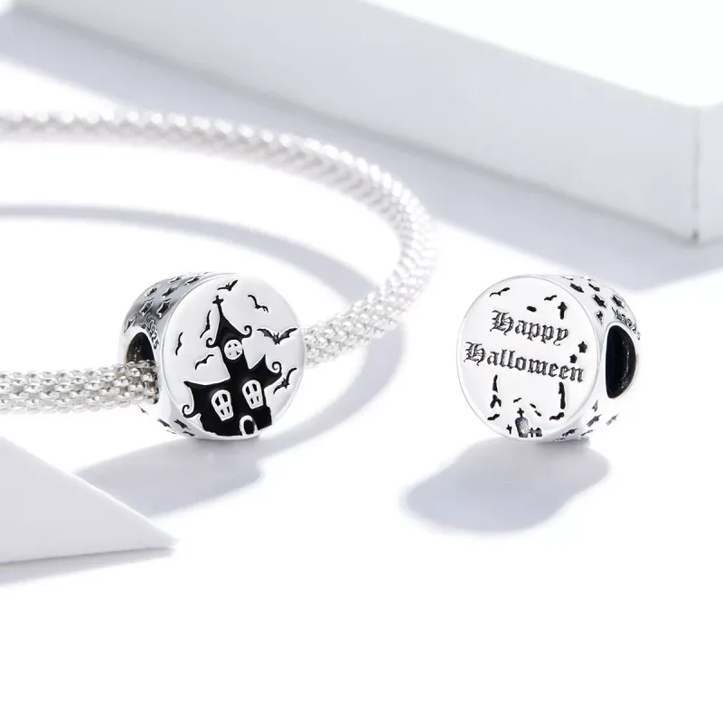 (resim) Pandora tarzı hayalet kale Charm - SCC1615 - Görüntüle 4