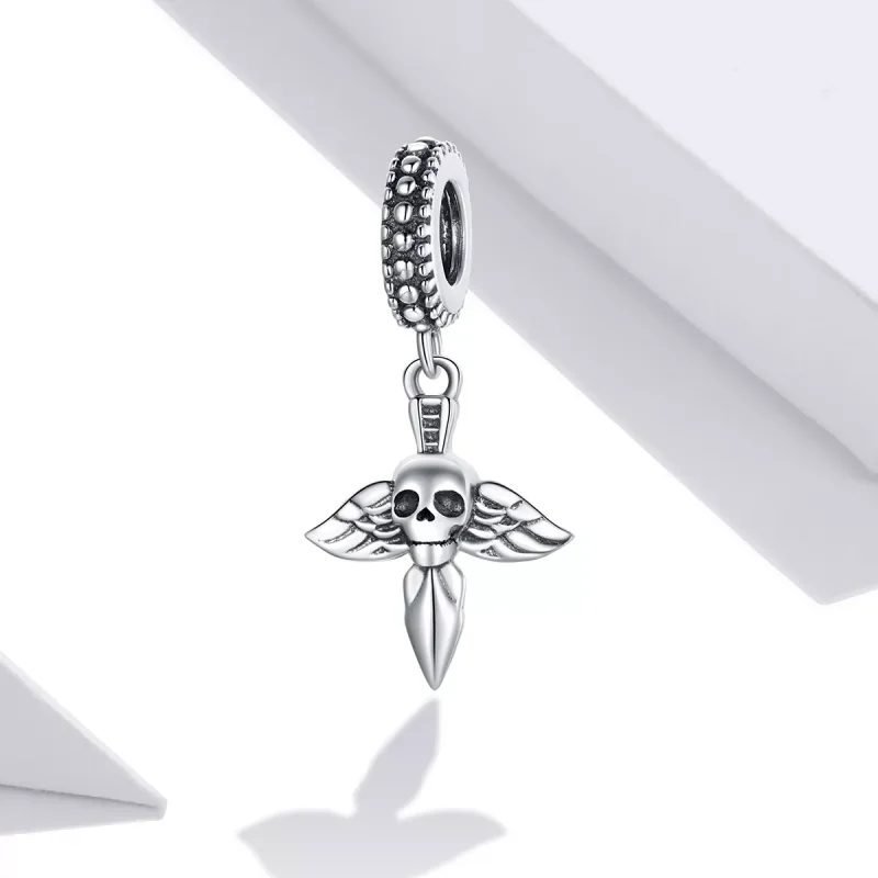 (resim) Pandora tarzı Kafatası Sallantılı Charm - SCC1778 - Görüntüle 2