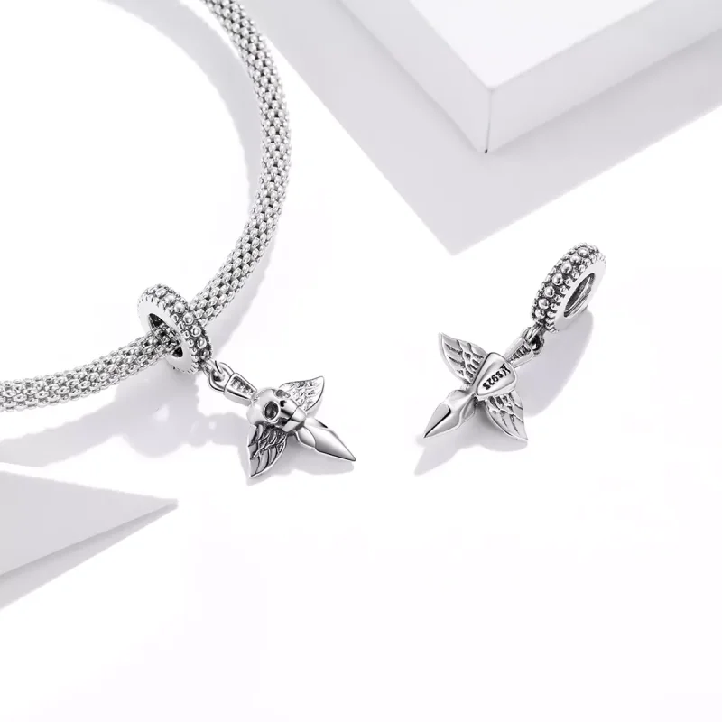 (resim) Pandora tarzı Kafatası Sallantılı Charm - SCC1778 - Görüntüle 4