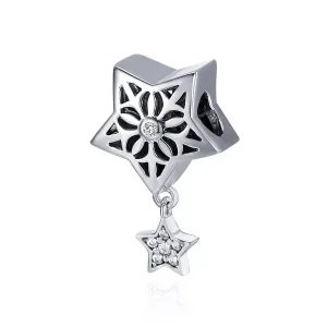 (resim) Pandora tarzı Kar Yıldızı Charm - SCC371