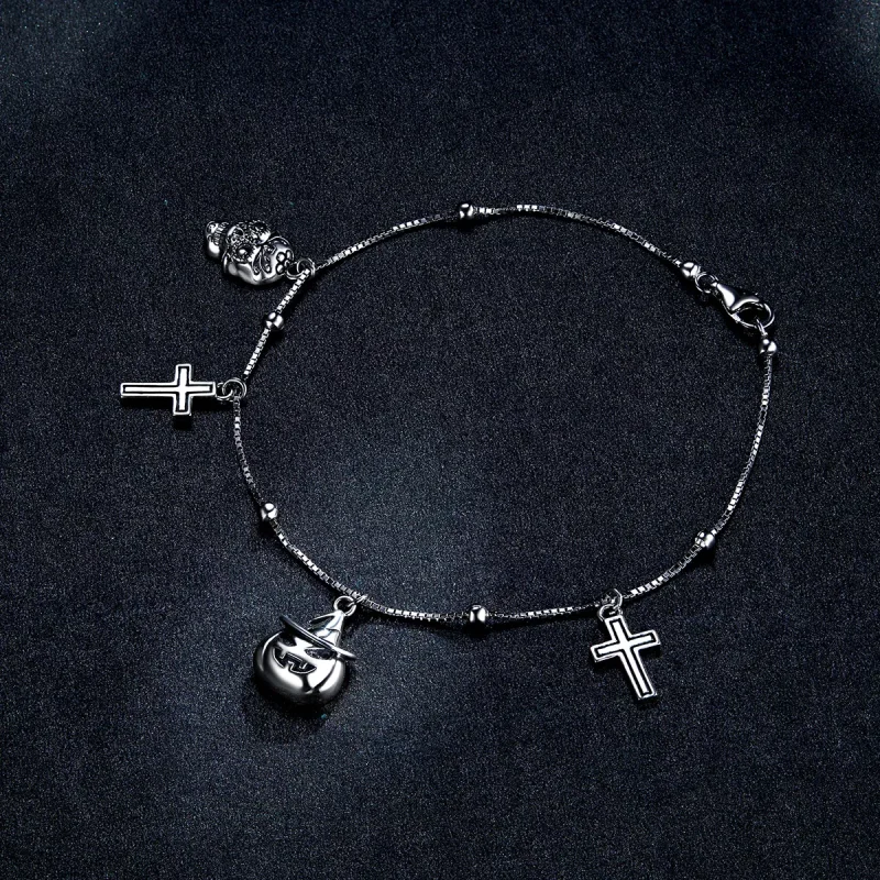 (resim) Pandora tarzı Mutlu Cadılar Bayramı Bilezik - BSB051 - Görüntüle 3