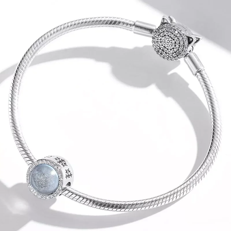 (resim) Pandora tarzı Noel arifesinde kar Charm - SCC2040 - Görüntüle 3