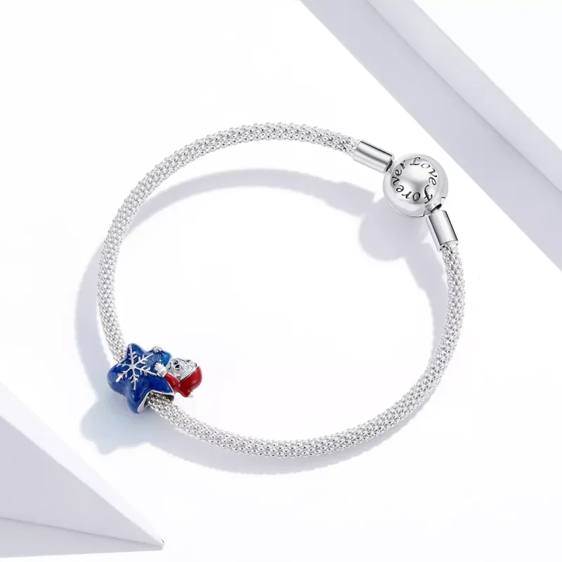 (resim) Pandora tarzı Noel baba Charm - BSC372 - Görüntüle 3
