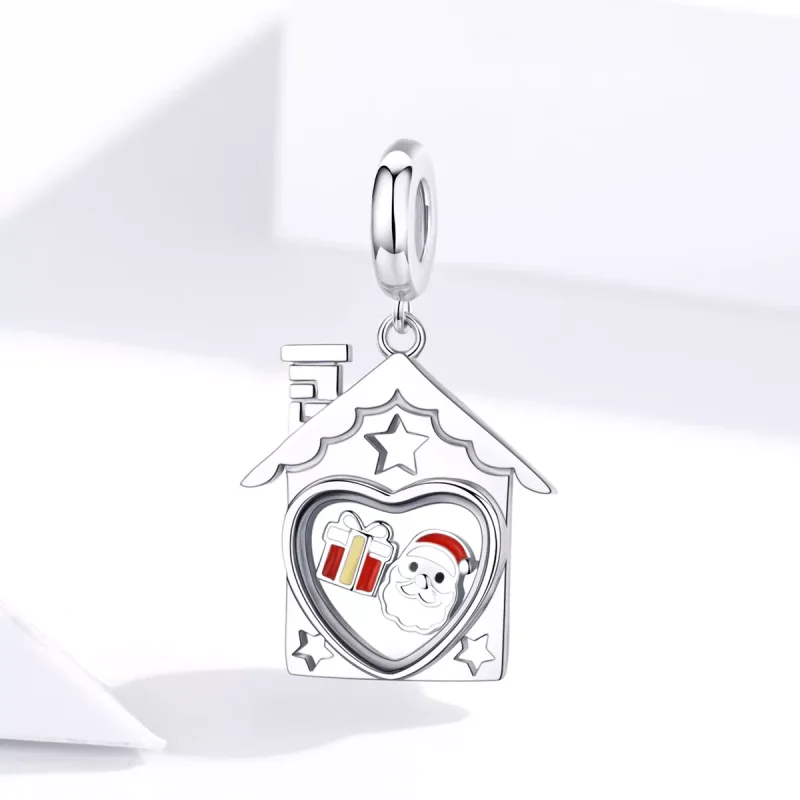 (resim) Pandora tarzı Noel baba Sallantılı Charm - SCC1357 - Görüntüle 3