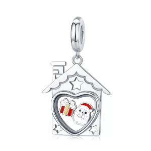 (resim) Pandora tarzı Noel baba Sallantılı Charm - SCC1357