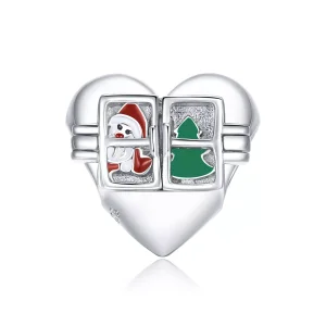 Pandora tarzı Noel selamları Charm - BSC376 (resim) Pandora tarzı Noel selamları Charm - BSC376