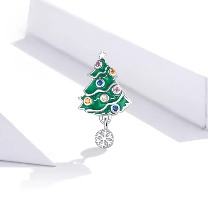 (resim) Pandora tarzı Renkli Noel ağacı Charm - BSC374 - Görüntüle 2