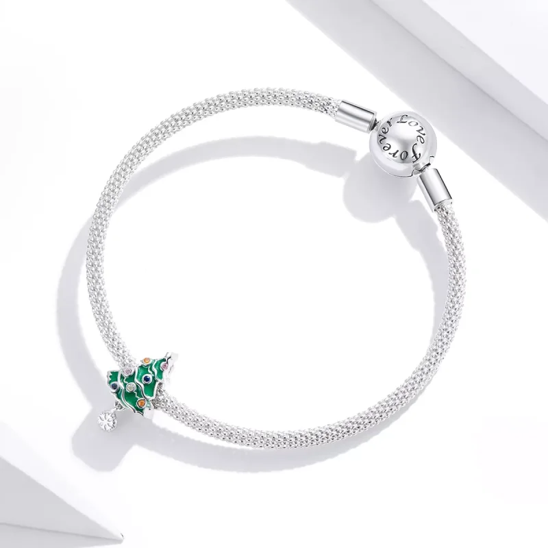(resim) Pandora tarzı Renkli Noel ağacı Charm - BSC374 - Görüntüle 3