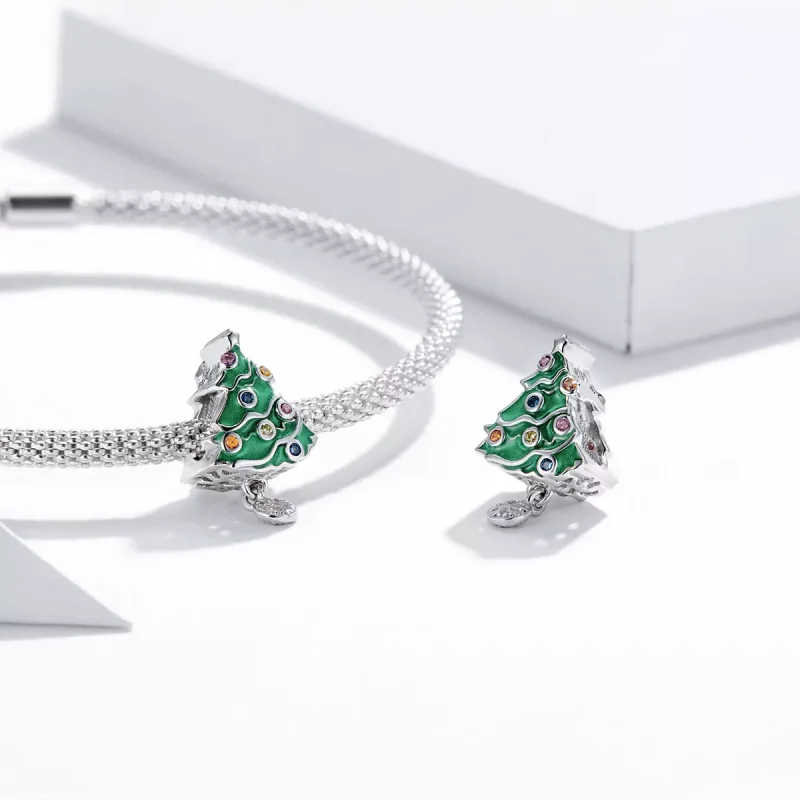 (resim) Pandora tarzı Renkli Noel ağacı Charm - BSC374 - Görüntüle 4